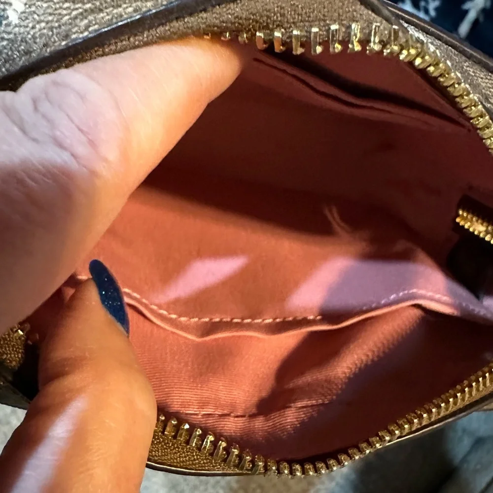 NWOT Coach Evergreen Floral Leather Crossbody - Picture 2 of 6